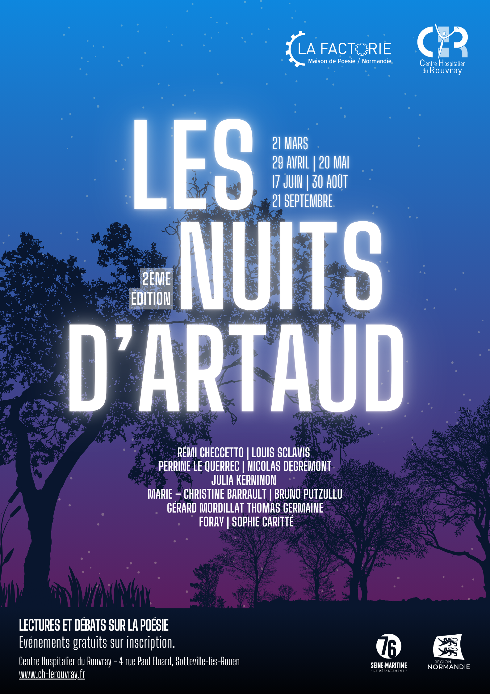 Affiche Les nuits d'Artaud