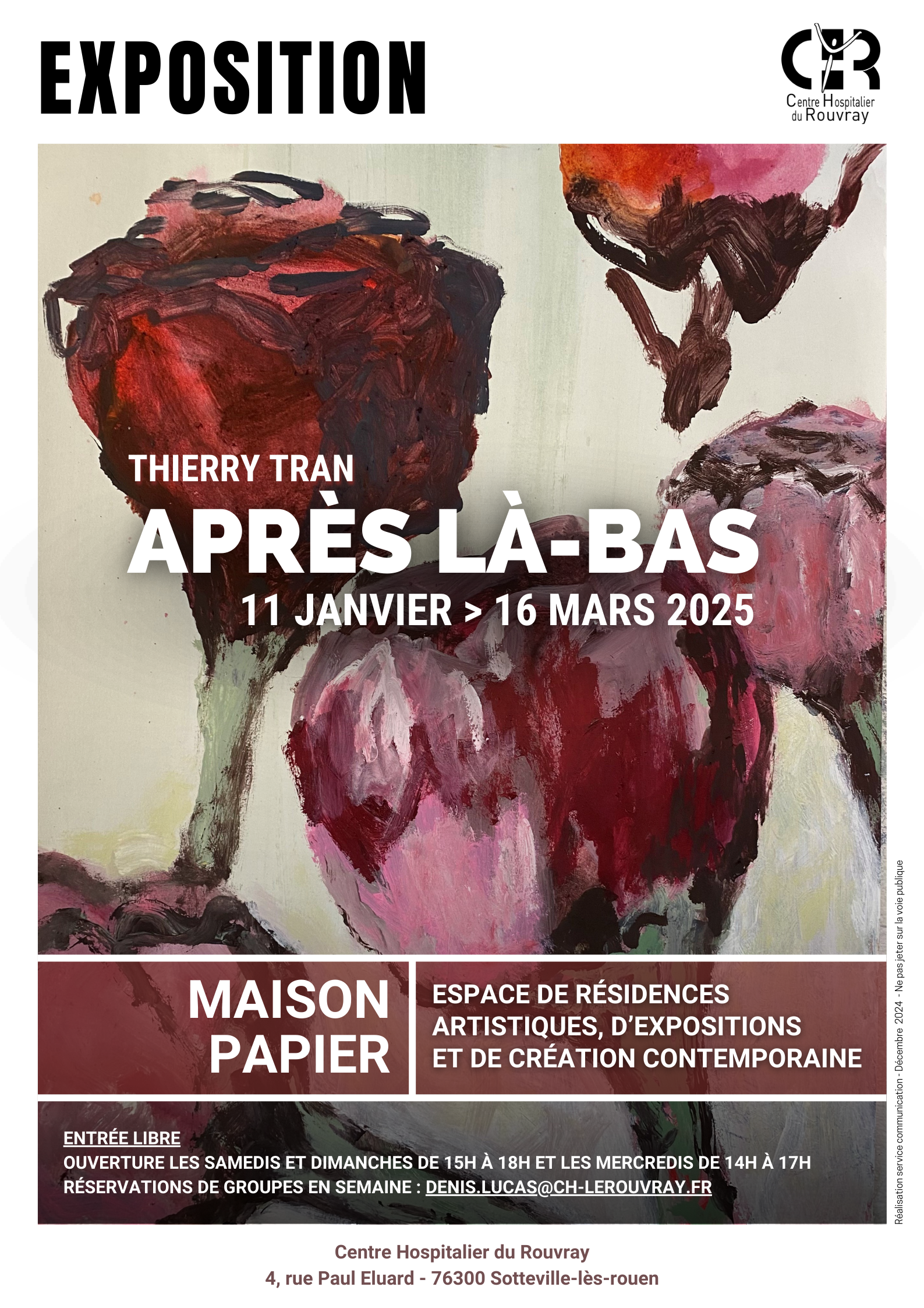 affiche exposition Thierry Tran