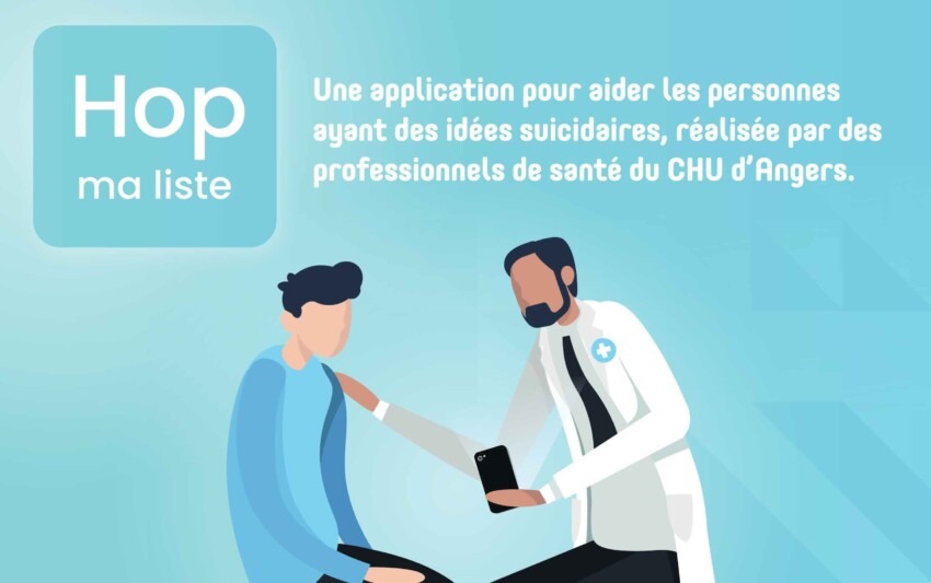 Visuel de l'application Hop ma liste